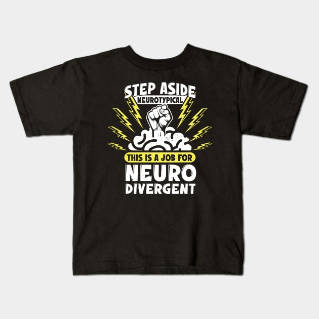 Neurodivergent Pride Kids T-Shirt by Sideways Tees